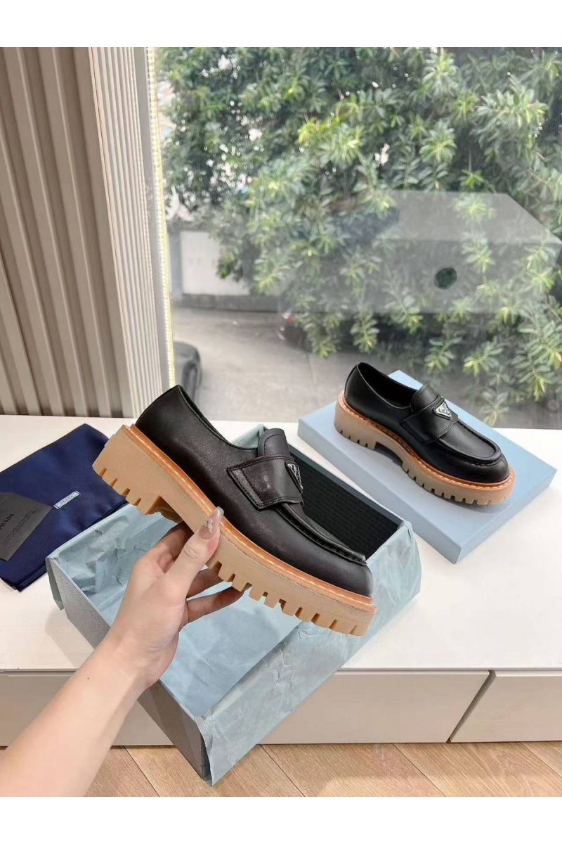 Prada Женские чёрные ботинки Premium