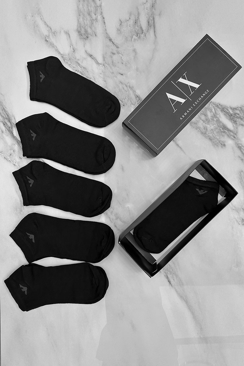 Emporio Armani EA7 Набор чёрных носков 