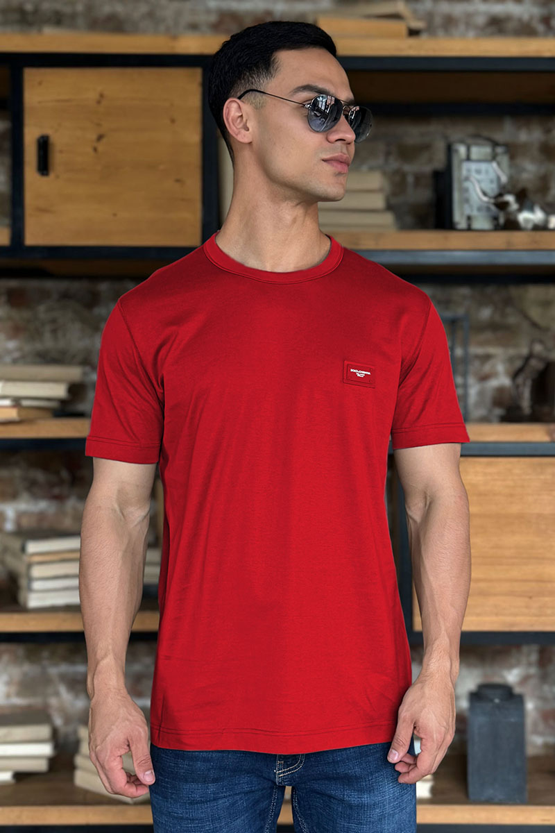 Dоlсе & Gаbbаnа Мужская футболка Premium - Red 