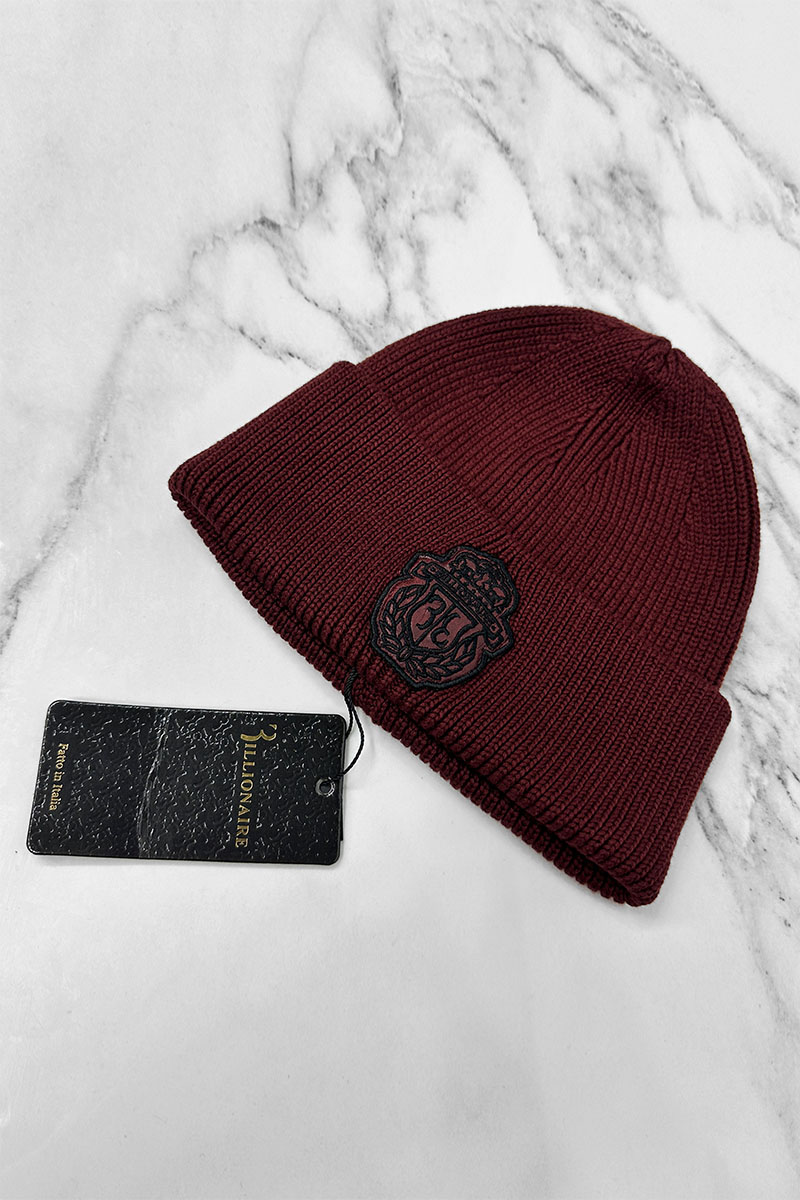 Billionaire Шапка logo-embroidered - Burgundy