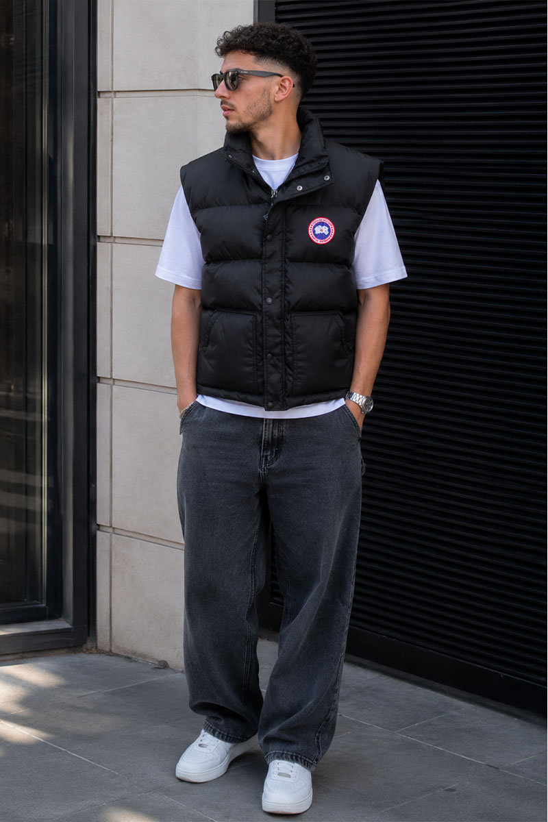 Canada Goose Мужской чёрный жилет Garson Vest 