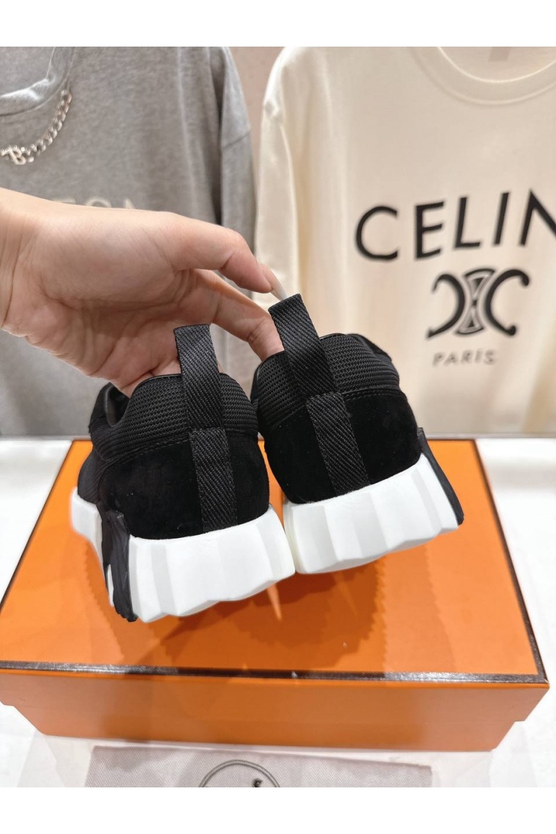 Hermes Женские кроссовки Bouncing  premium - Black