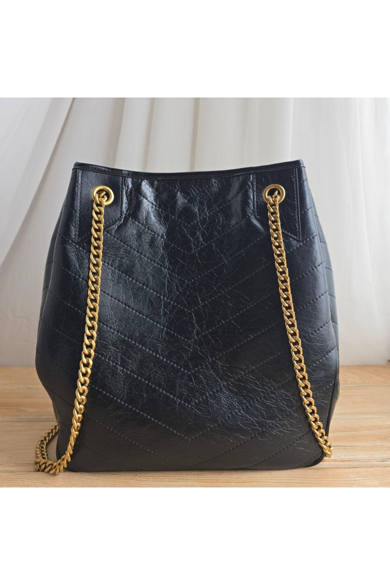 Yves Saint Laurent Кожаная сумка Niki 28x28 см