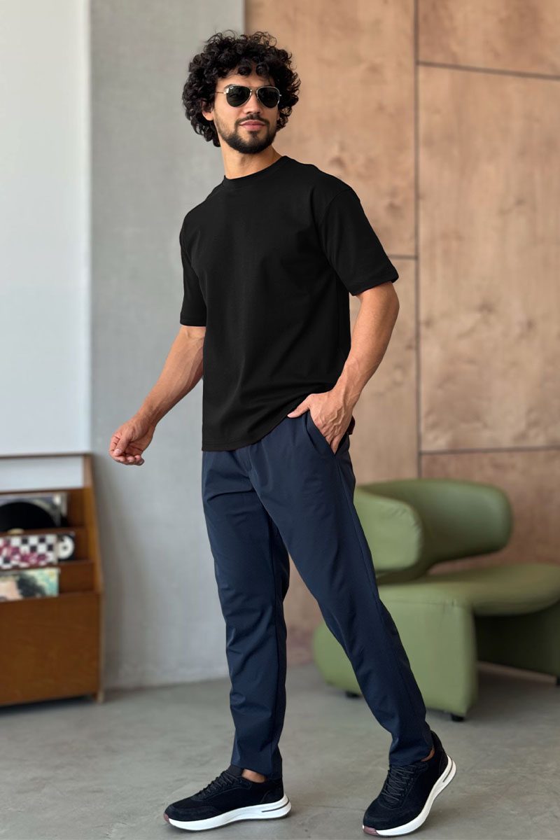 Y-3 Yohji Yamamoto Мужская чёрная футболка