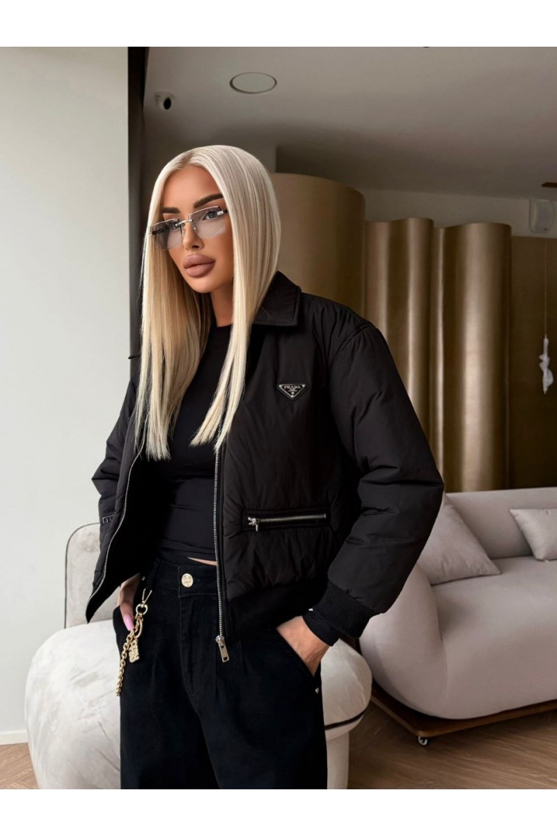 Prada Женская куртка  premium - Black