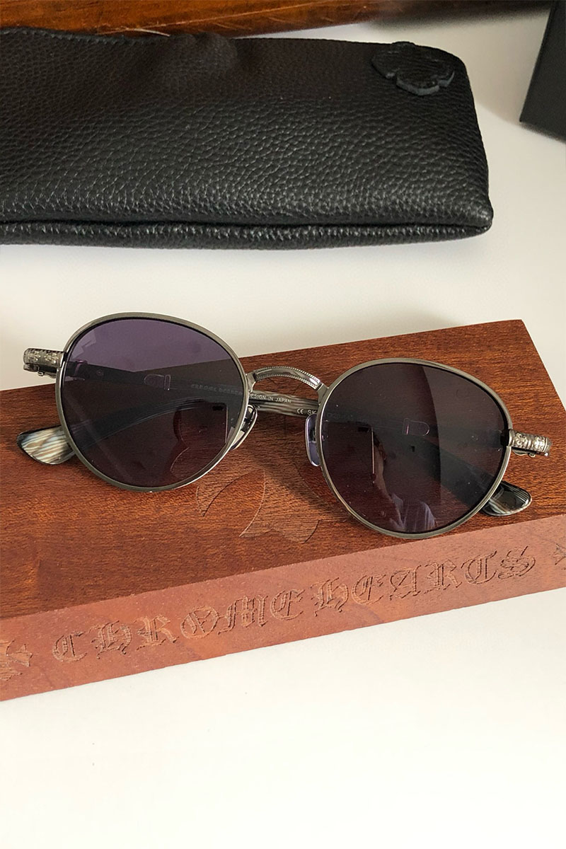 Chrome Hearts Солнцезащитные очки Metal Oval