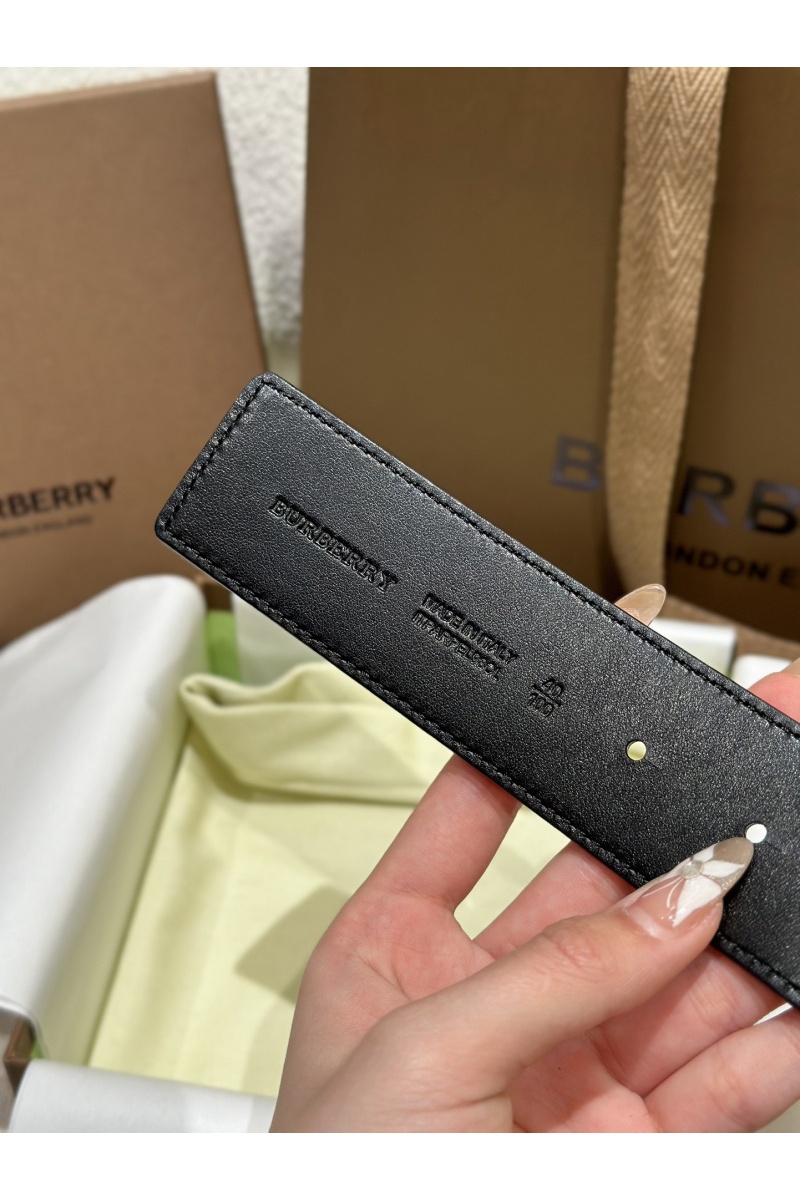 Burberry Кожаный ремень Check TB premium