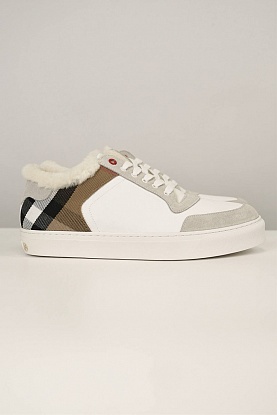 Мужские кроссовки с мехом Stevie - White