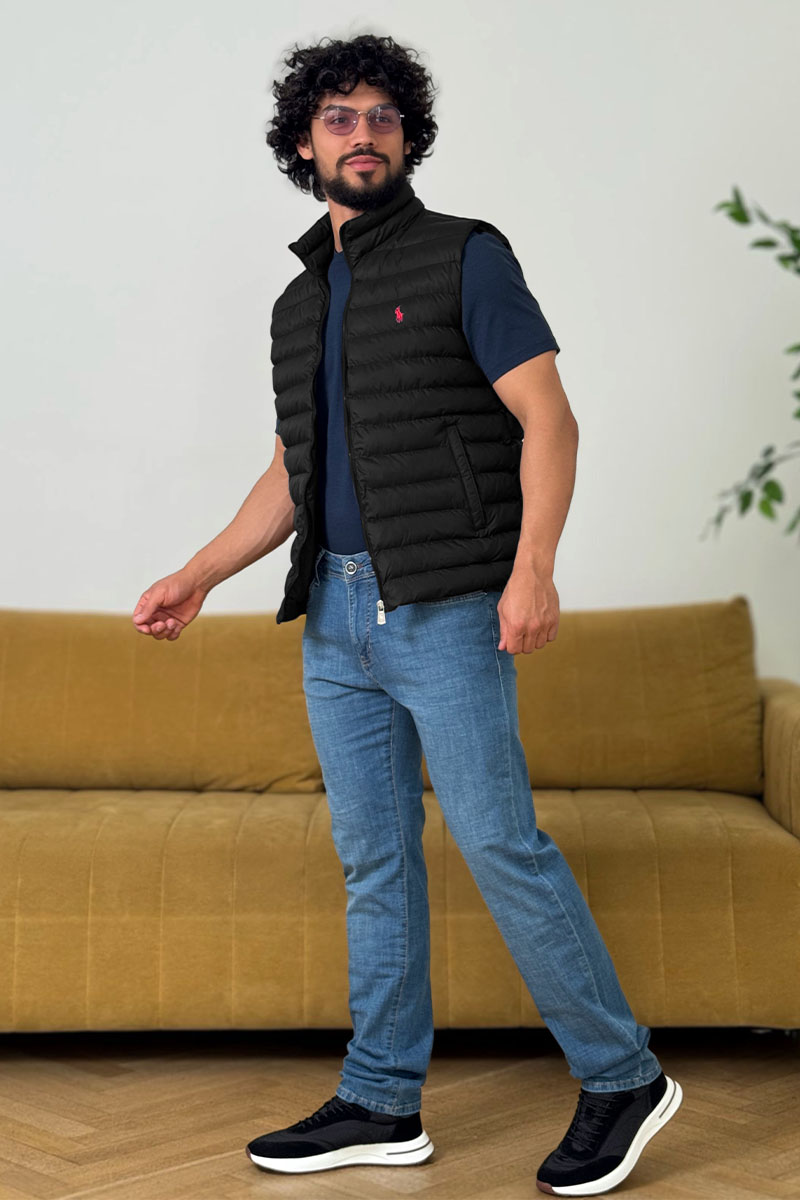 Polo Ralph Lauren Мужской жилет чёрного цвета 