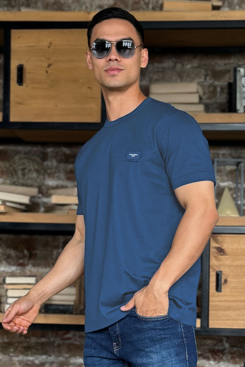 Dоlсе & Gаbbаnа Мужская футболка Premium - Misty Blue