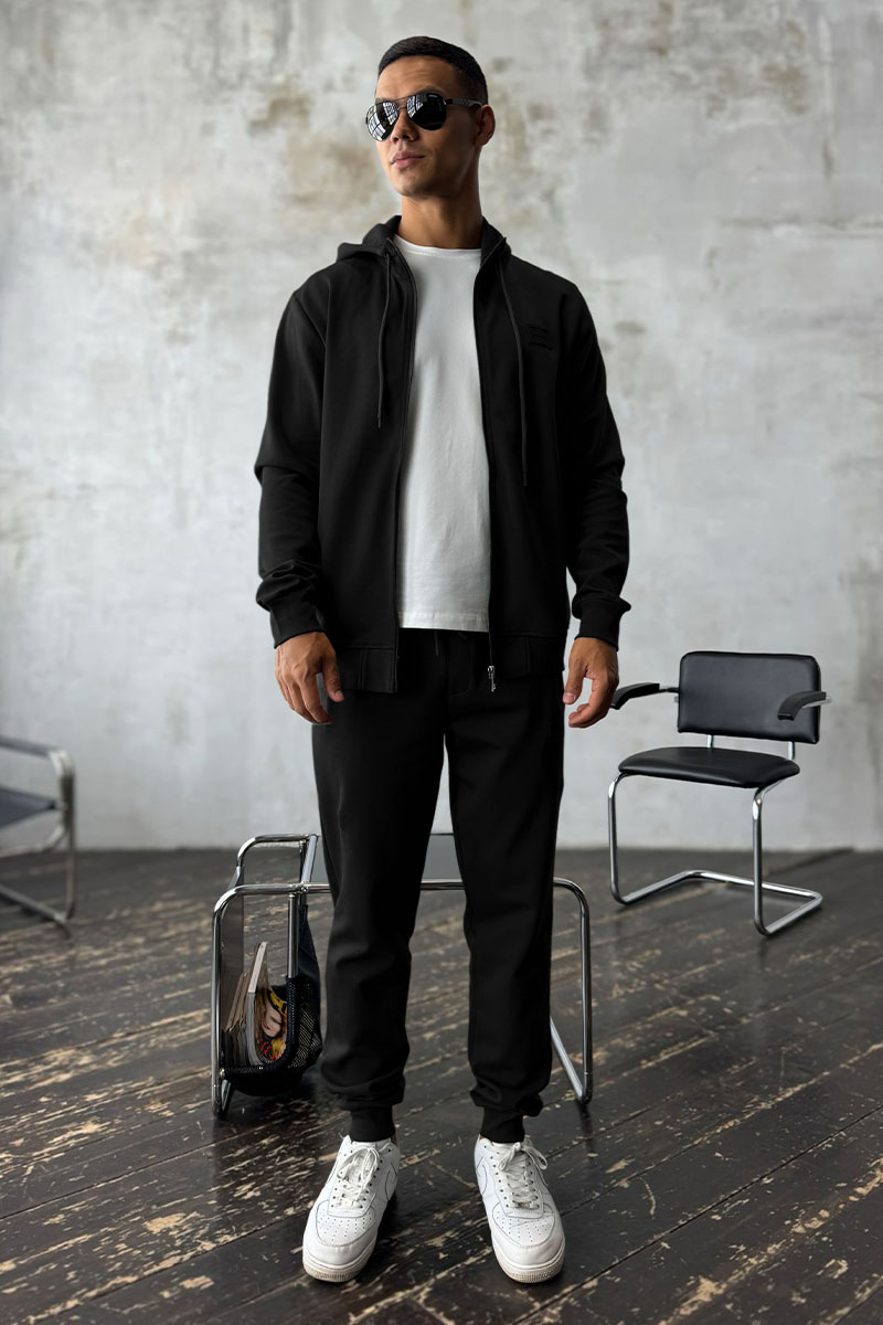 Hugо Воss Спортивный костюм logo-patch - Black