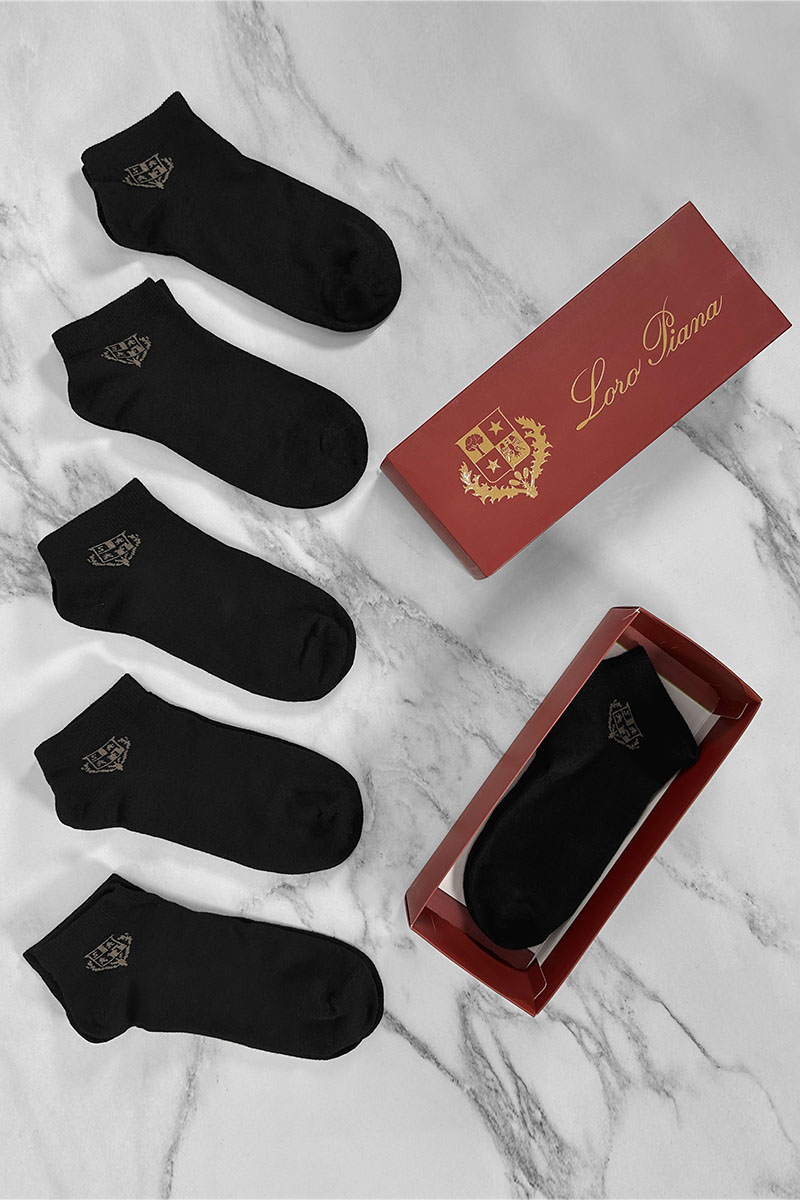 Loro Piana Комплект носков brown logo