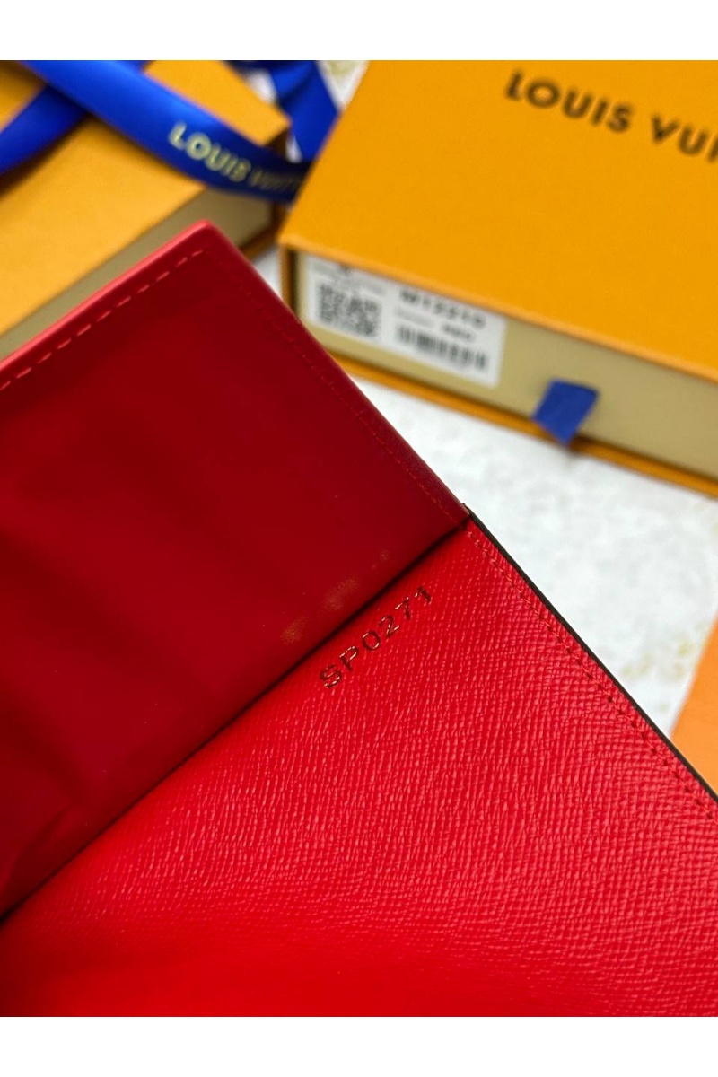 Lоuis Vuittоn Кожаная обложка для паспорта Premium 10x14x2.5 см