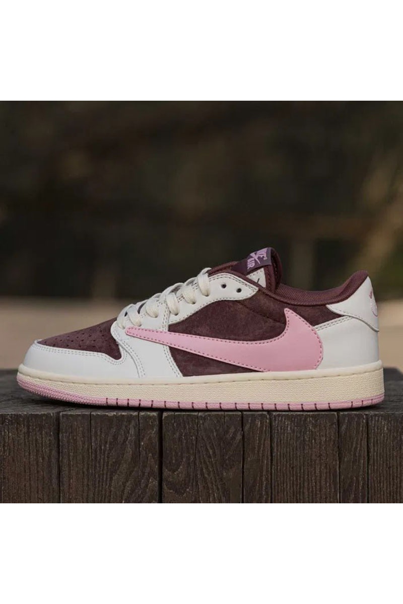 Nike Кроссовки Travis Scott x AJ1 Low "Pink Oxford"