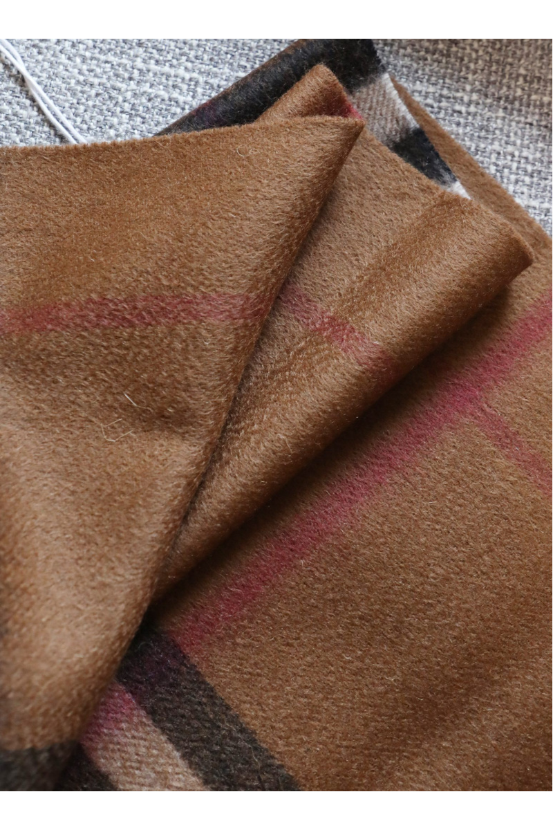 Burberry Шарф two-tone Check premium 168x30 см - Brown