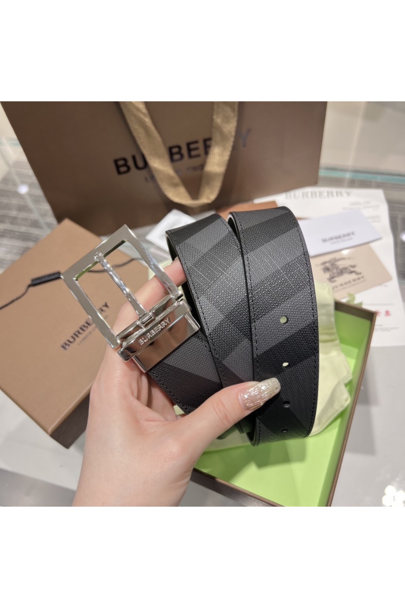 Burberry Кожаный ремень Check TB premium