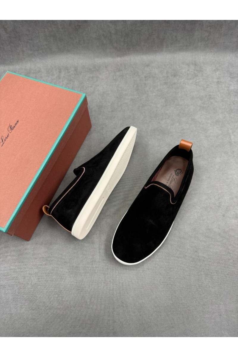 Loro Piana Мужские лоферы Venice Walk - Black