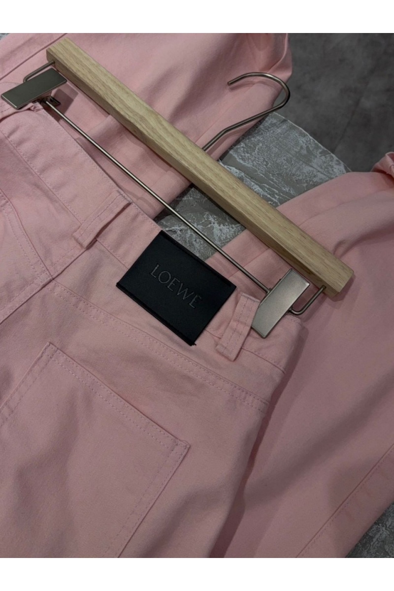 Loewe Розовые женские джинсы 