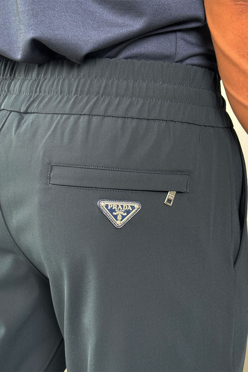 Prada Мужские тёмно-синие штаны 