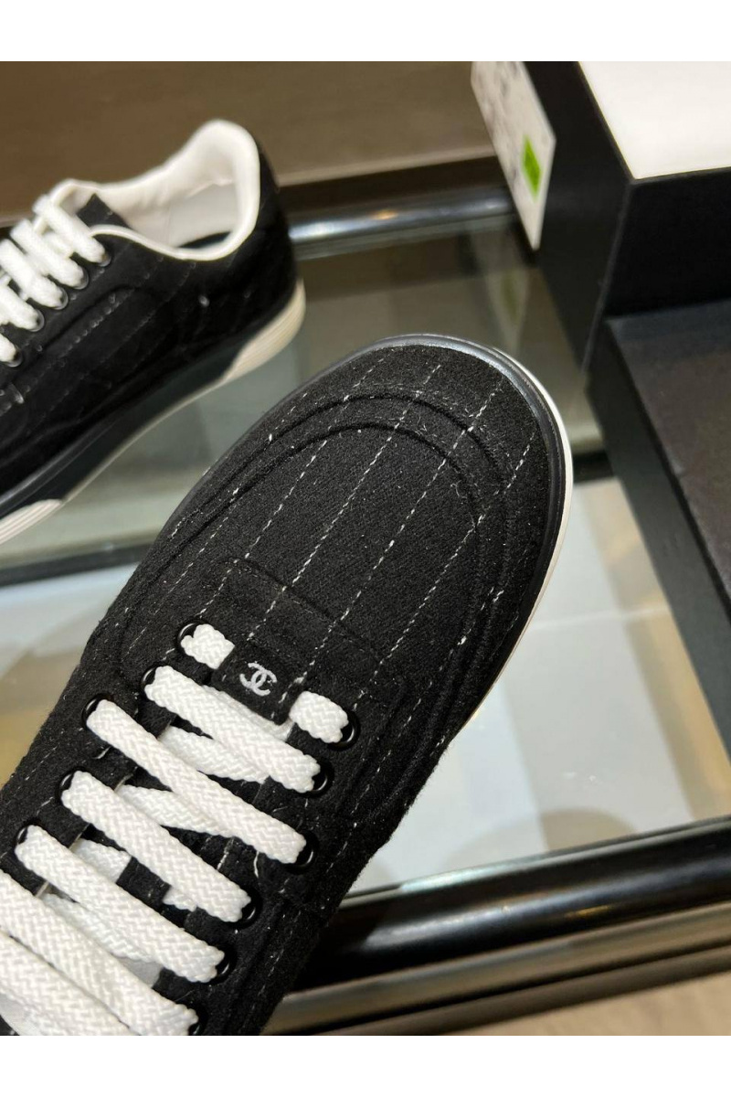 Chаnеl Женские кроссовки Tweed premium