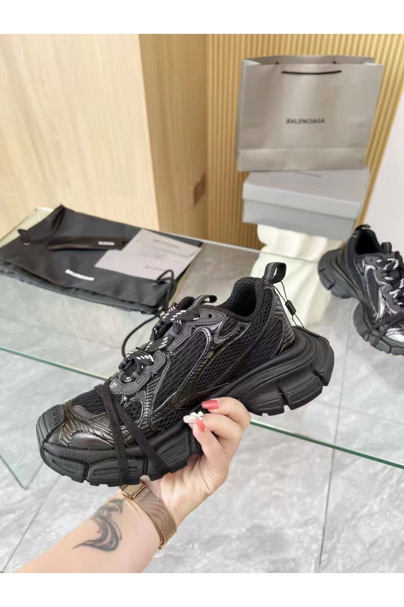Balenciaga Женские кроссовки premium - Black