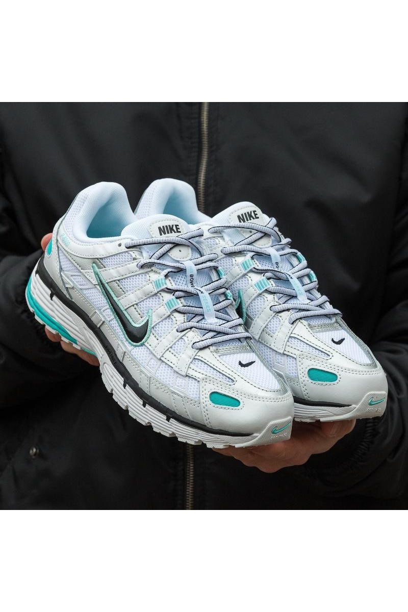 Nike Кроссовки P-6000 - White / Light Aqua 