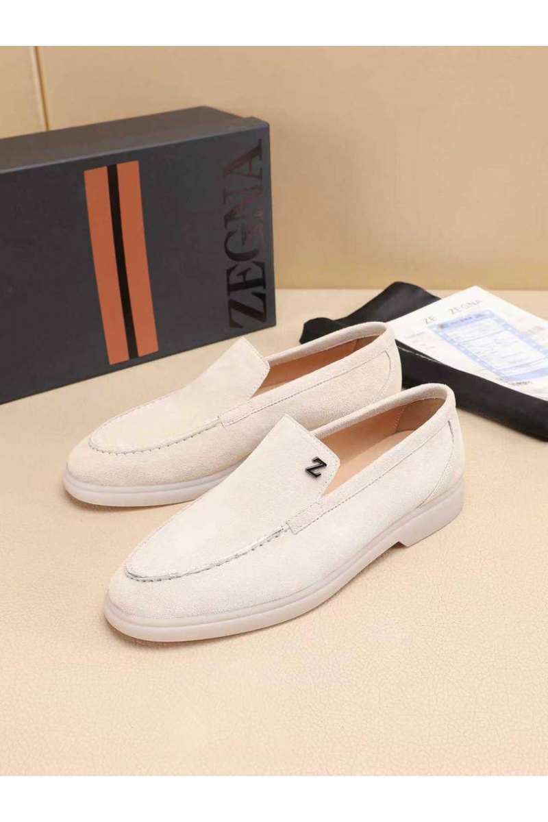 Zegna Мужские замшевые лоферы 