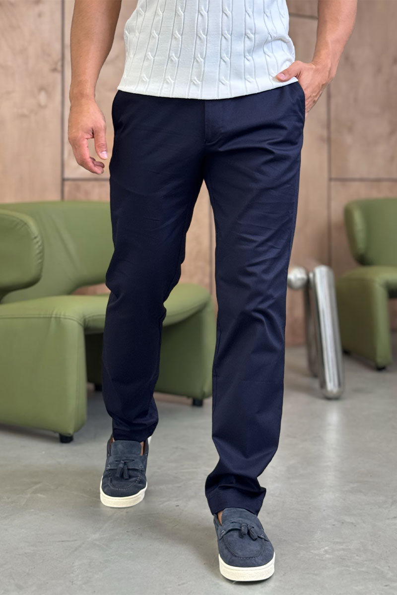 Polo Ralph Lauren Мужские тёмно-синие брюки 