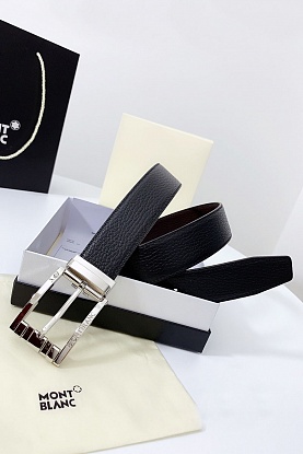 Двусторонний кожаный ремень Premium (ширина 3.5 см)