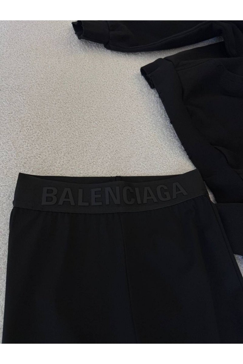 Balenciaga Женские черные леггинсы 