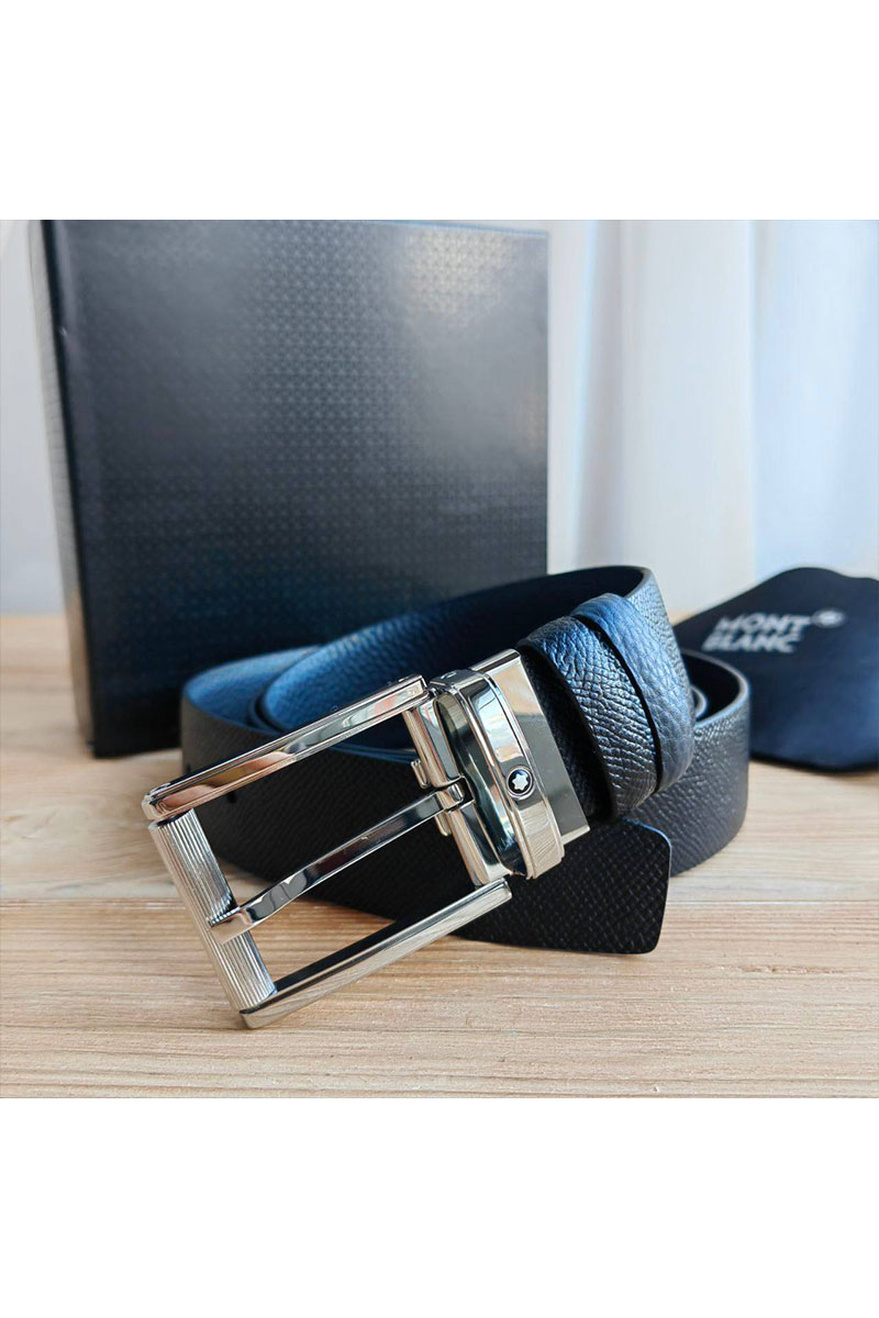 Montblanc Двусторонний кожаный ремень 