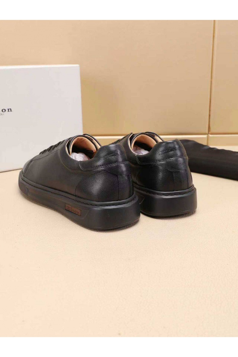 Kiton Мужские кожаные кроссовки 