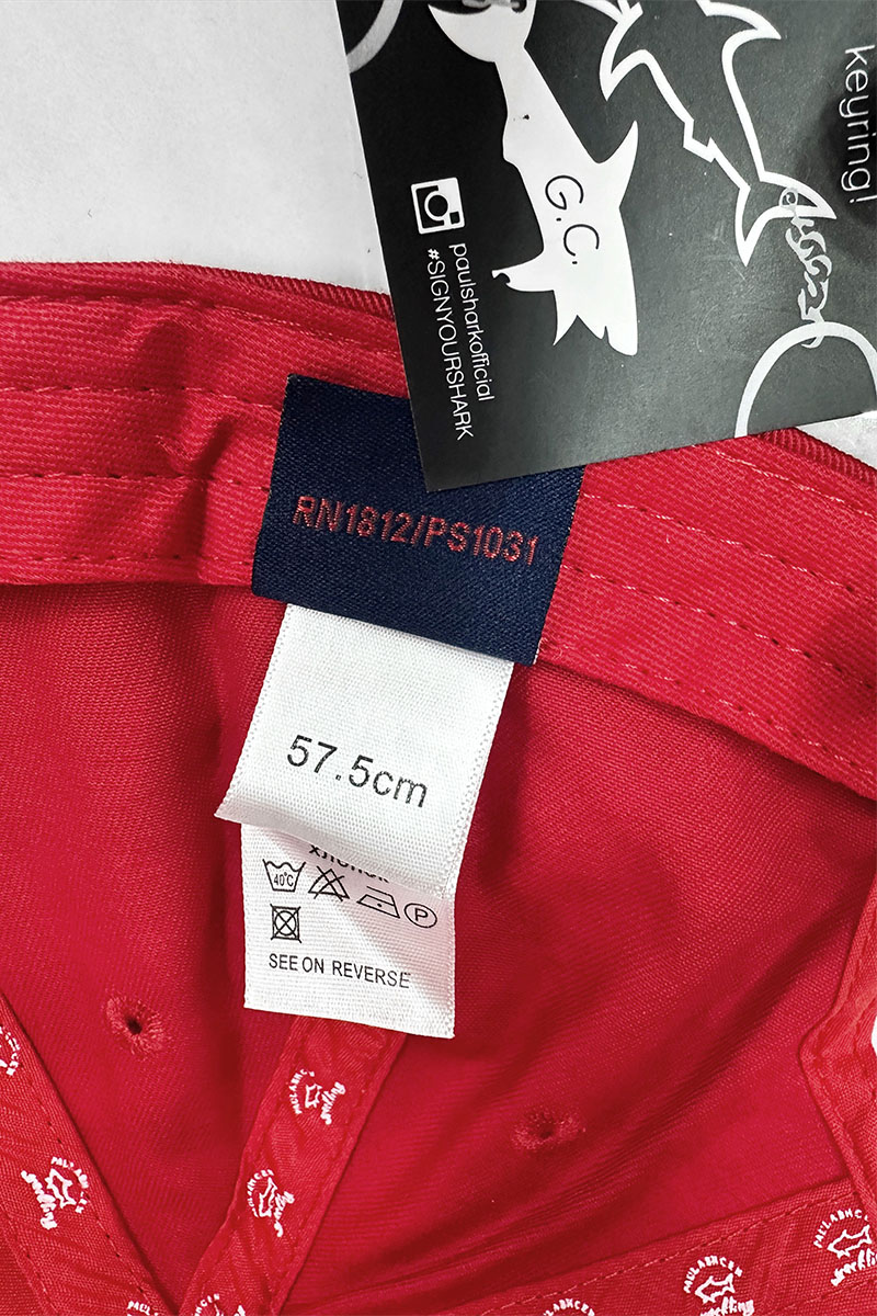 Paul & Shark Мужская красная бейсболка logo-embroidered