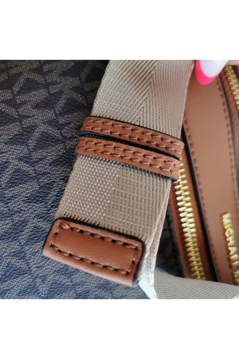 Michael Kors Женская кожаная сумка Kenly Small Crossbody 33x16 см